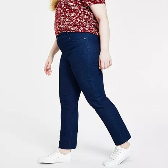 Style & Co. Denim - Style & Co Women’s Plus Size High-Rise Slim-Leg Jeans Size 24W